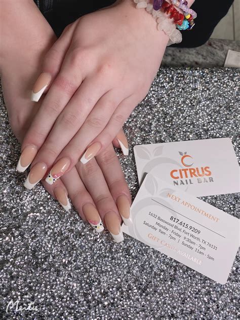 Citrus nail bar - Read 274 customer reviews of Citrus Nail Bar, one of the best Beauty businesses at 1632 Basswood Blvd, Fort Worth, TX 76131 United States. Find reviews, ratings, directions, business hours, and book appointments online.
